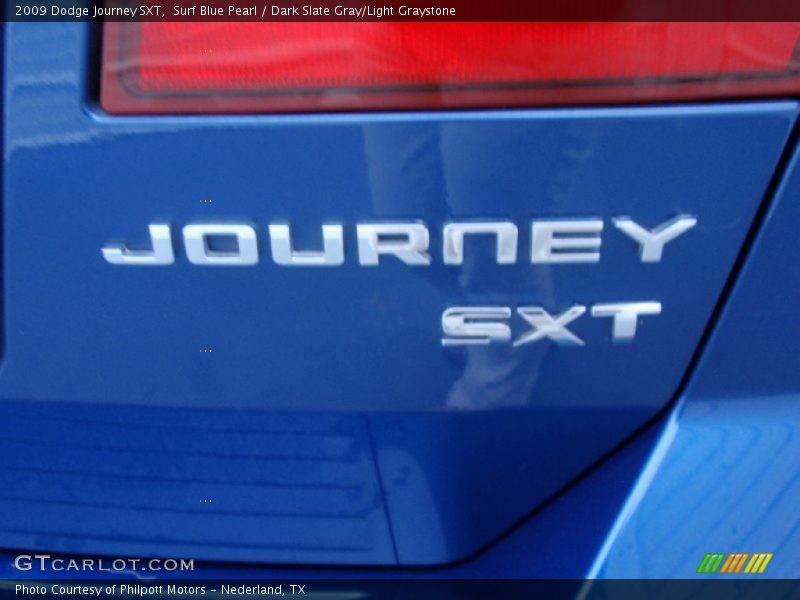 Surf Blue Pearl / Dark Slate Gray/Light Graystone 2009 Dodge Journey SXT