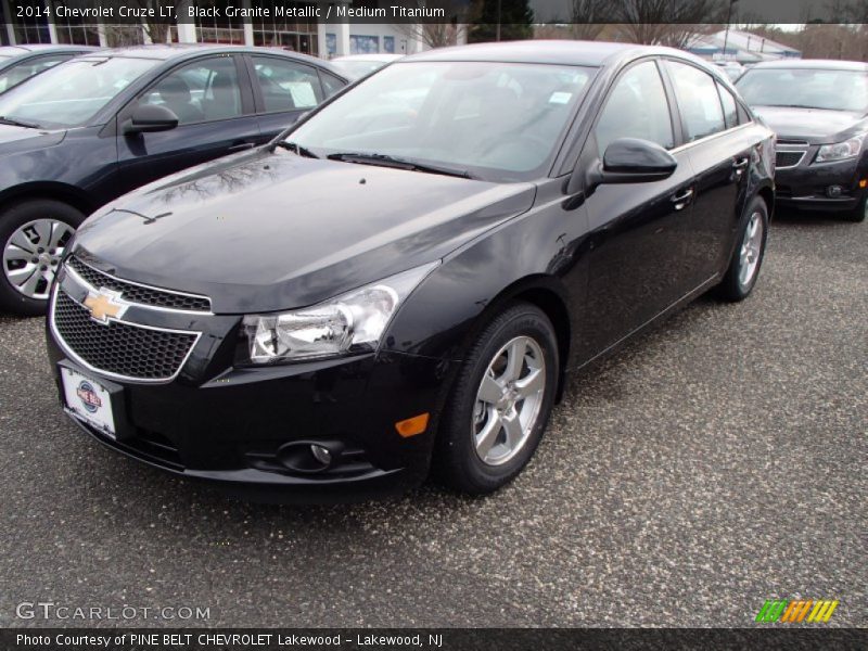 Black Granite Metallic / Medium Titanium 2014 Chevrolet Cruze LT