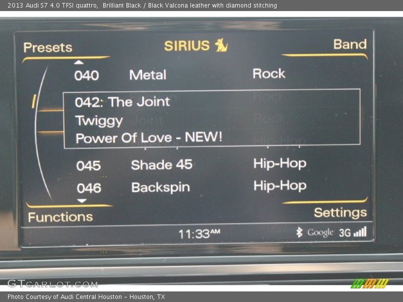 Brilliant Black / Black Valcona leather with diamond stitching 2013 Audi S7 4.0 TFSI quattro