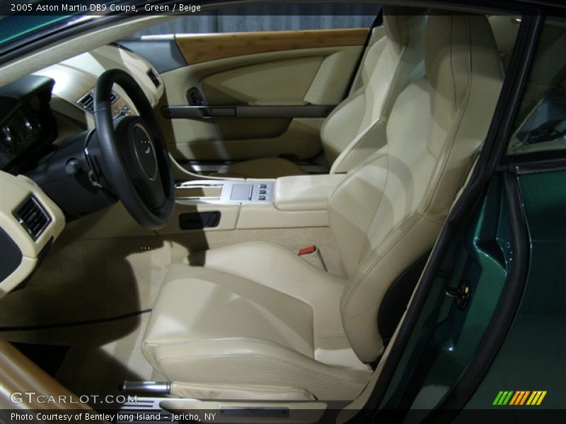 Green / Beige 2005 Aston Martin DB9 Coupe