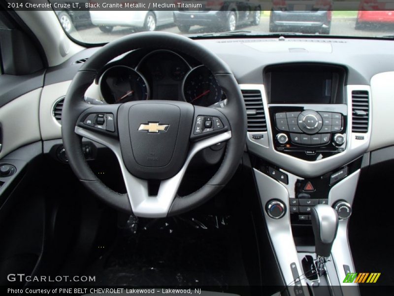 Black Granite Metallic / Medium Titanium 2014 Chevrolet Cruze LT