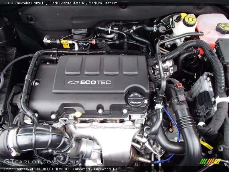 Black Granite Metallic / Medium Titanium 2014 Chevrolet Cruze LT