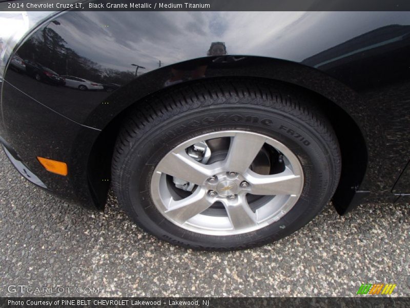 Black Granite Metallic / Medium Titanium 2014 Chevrolet Cruze LT