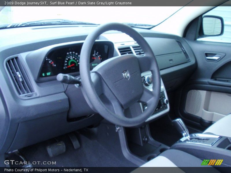Surf Blue Pearl / Dark Slate Gray/Light Graystone 2009 Dodge Journey SXT