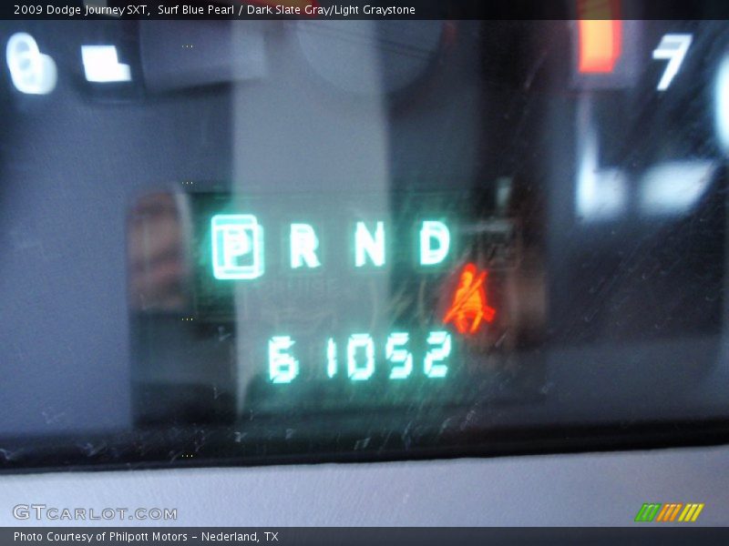 Surf Blue Pearl / Dark Slate Gray/Light Graystone 2009 Dodge Journey SXT