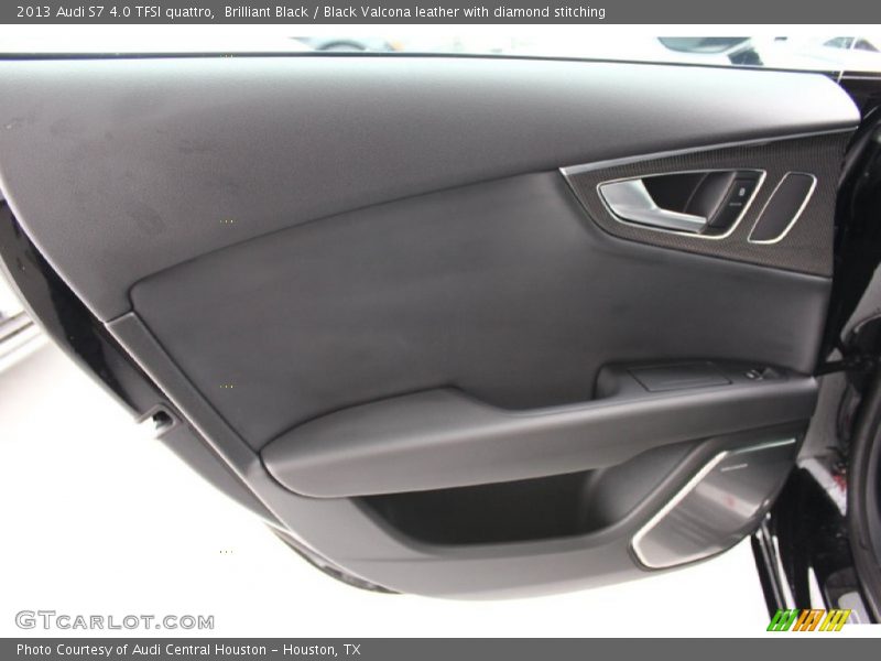 Brilliant Black / Black Valcona leather with diamond stitching 2013 Audi S7 4.0 TFSI quattro