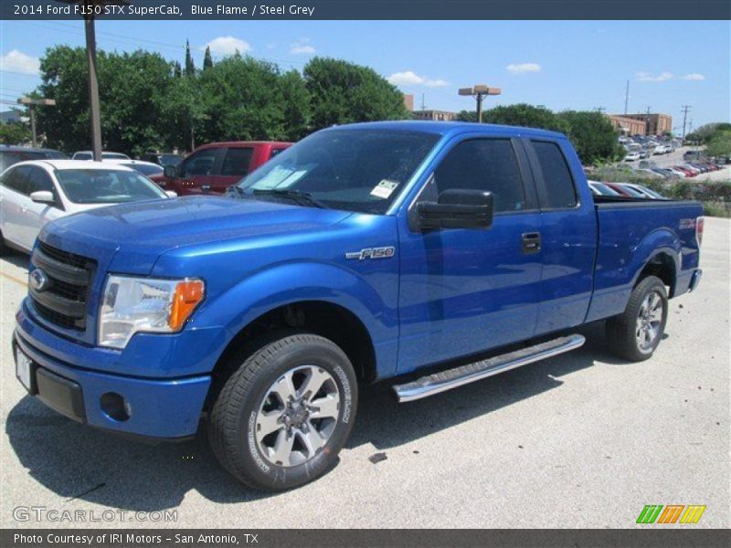Blue Flame / Steel Grey 2014 Ford F150 STX SuperCab