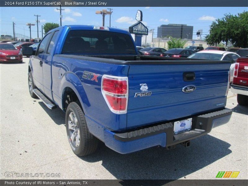 Blue Flame / Steel Grey 2014 Ford F150 STX SuperCab