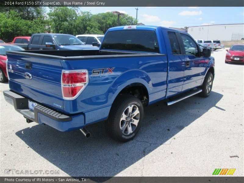 Blue Flame / Steel Grey 2014 Ford F150 STX SuperCab