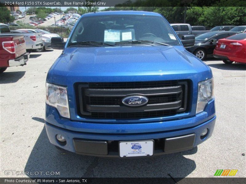 Blue Flame / Steel Grey 2014 Ford F150 STX SuperCab