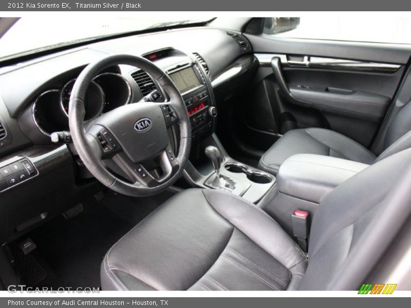 Titanium Silver / Black 2012 Kia Sorento EX