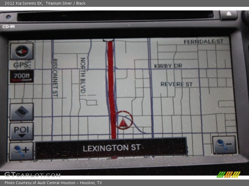 Titanium Silver / Black 2012 Kia Sorento EX
