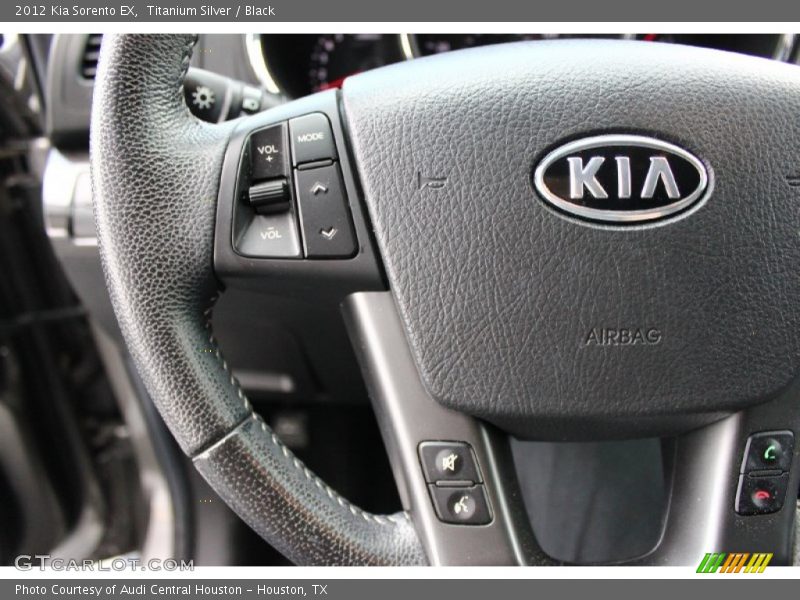 Titanium Silver / Black 2012 Kia Sorento EX