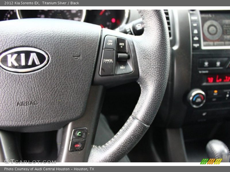 Titanium Silver / Black 2012 Kia Sorento EX