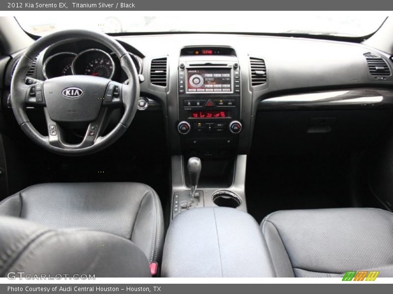 Titanium Silver / Black 2012 Kia Sorento EX