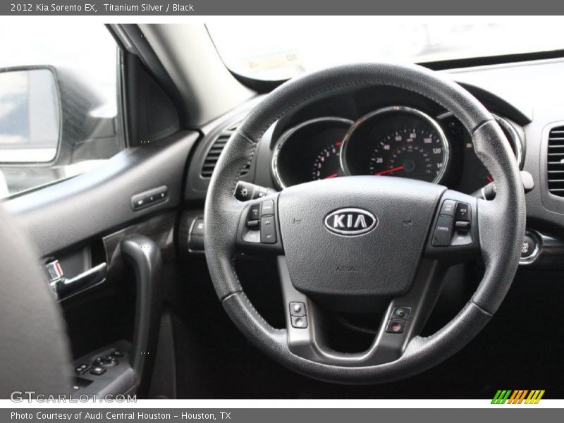 Titanium Silver / Black 2012 Kia Sorento EX