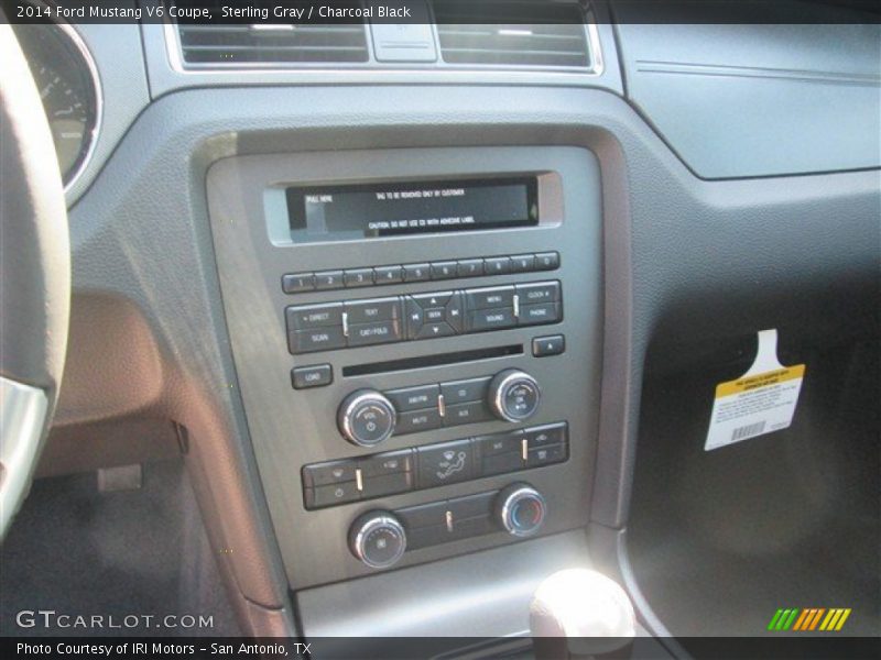 Sterling Gray / Charcoal Black 2014 Ford Mustang V6 Coupe