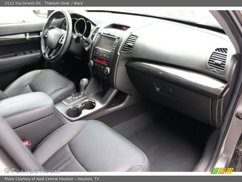 Titanium Silver / Black 2012 Kia Sorento EX