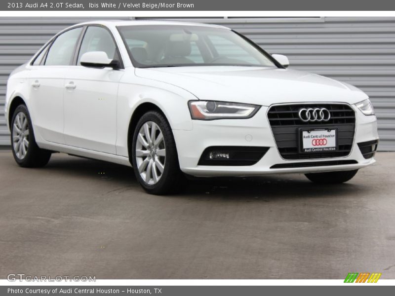 Ibis White / Velvet Beige/Moor Brown 2013 Audi A4 2.0T Sedan