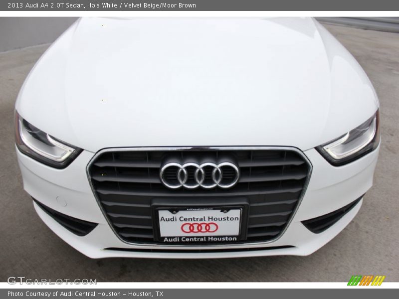 Ibis White / Velvet Beige/Moor Brown 2013 Audi A4 2.0T Sedan