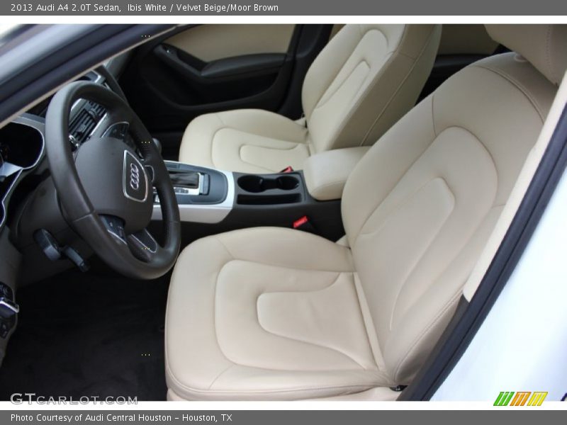 Ibis White / Velvet Beige/Moor Brown 2013 Audi A4 2.0T Sedan