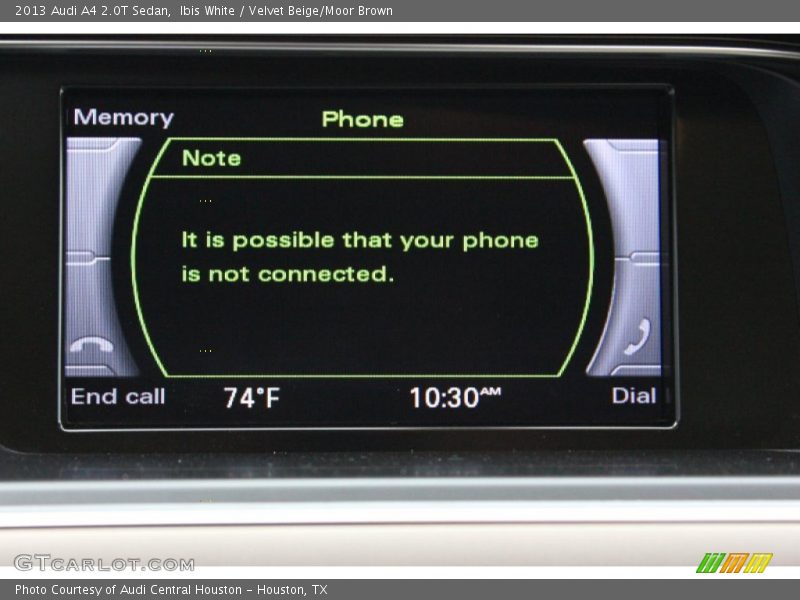 Ibis White / Velvet Beige/Moor Brown 2013 Audi A4 2.0T Sedan