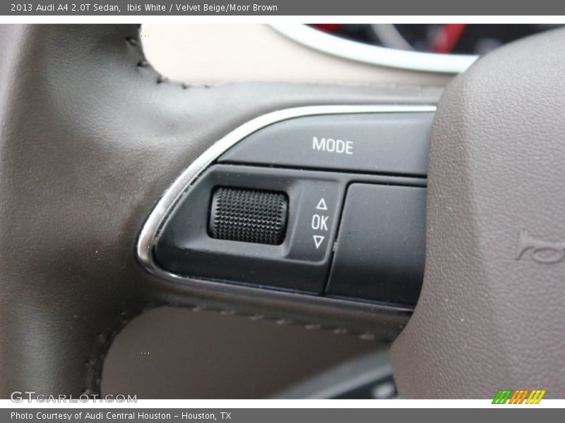 Ibis White / Velvet Beige/Moor Brown 2013 Audi A4 2.0T Sedan