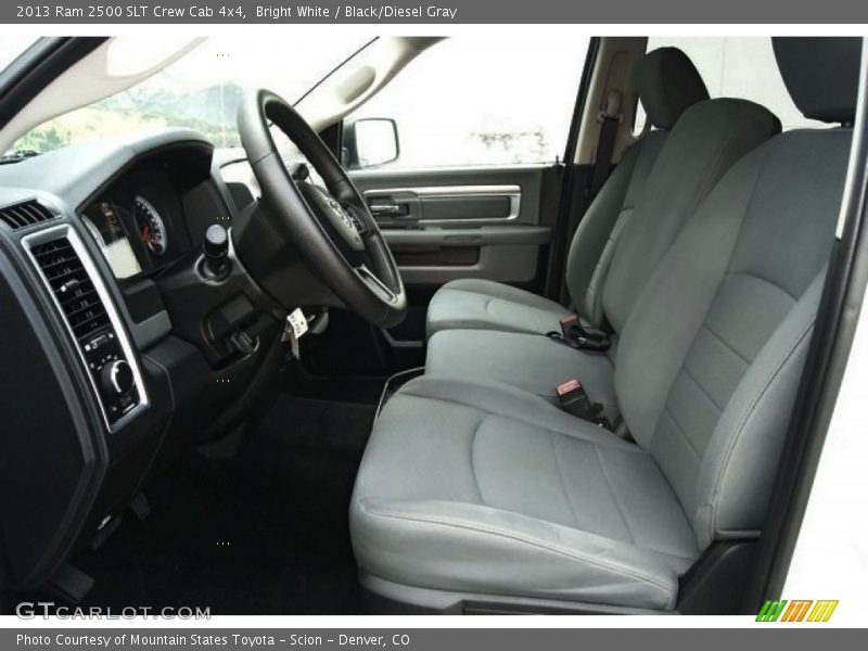 Front Seat of 2013 2500 SLT Crew Cab 4x4