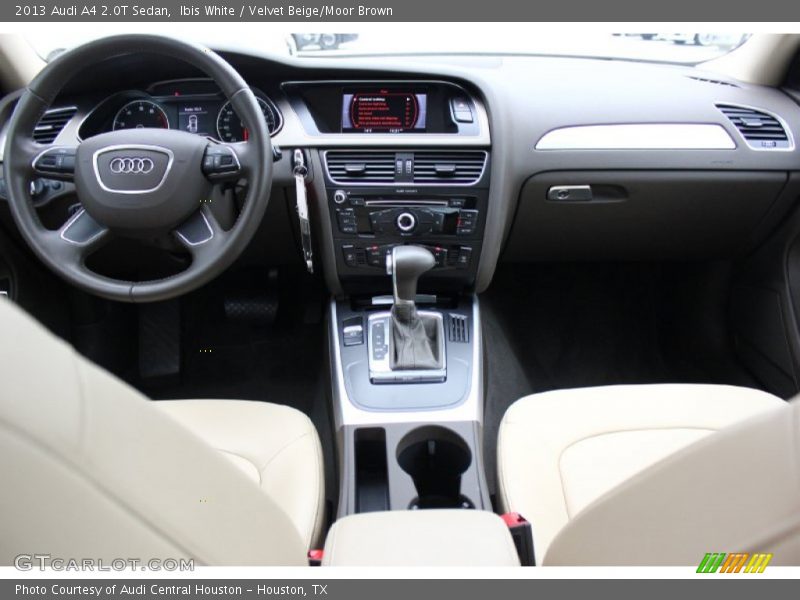 Ibis White / Velvet Beige/Moor Brown 2013 Audi A4 2.0T Sedan