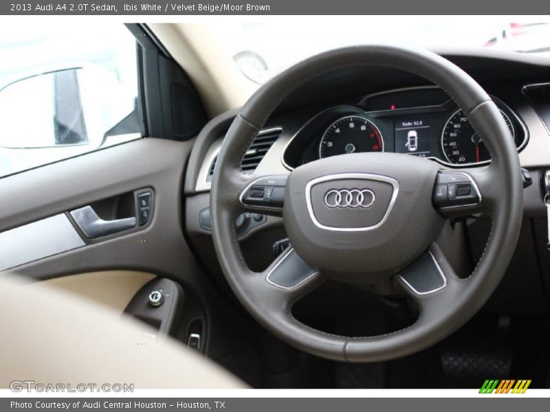 Ibis White / Velvet Beige/Moor Brown 2013 Audi A4 2.0T Sedan