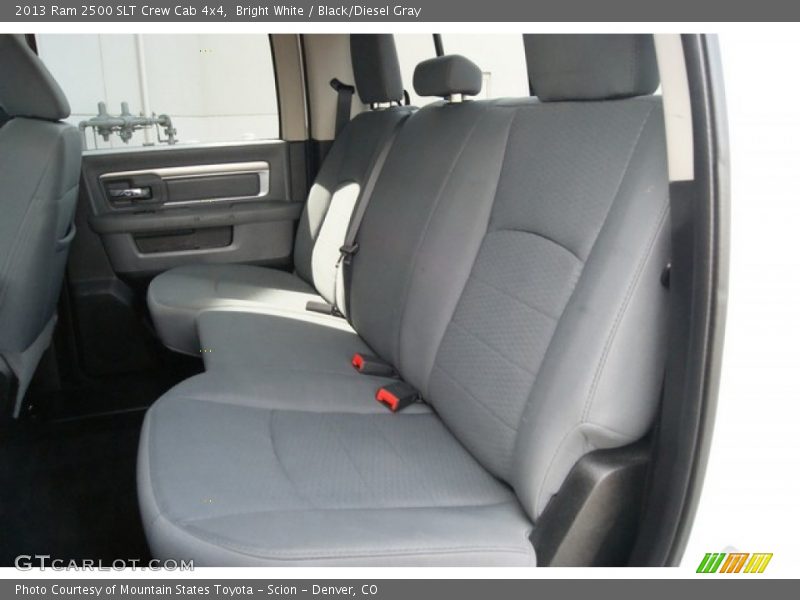Rear Seat of 2013 2500 SLT Crew Cab 4x4