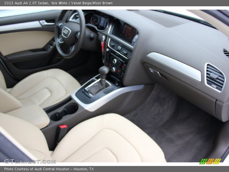 Ibis White / Velvet Beige/Moor Brown 2013 Audi A4 2.0T Sedan