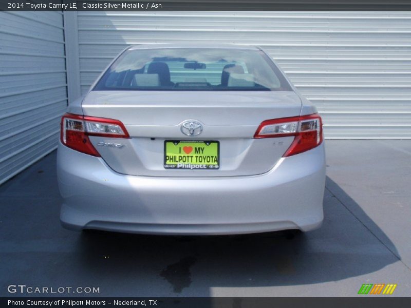 Classic Silver Metallic / Ash 2014 Toyota Camry LE