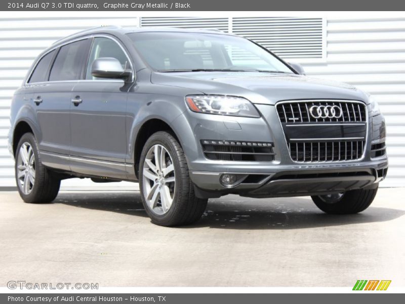 Graphite Gray Metallic / Black 2014 Audi Q7 3.0 TDI quattro