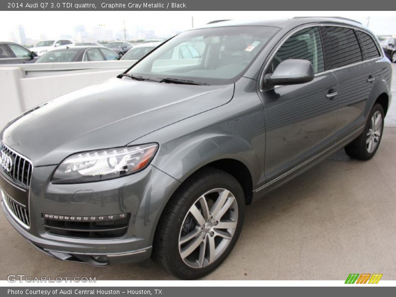 Graphite Gray Metallic / Black 2014 Audi Q7 3.0 TDI quattro