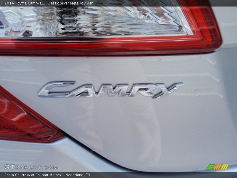 Classic Silver Metallic / Ash 2014 Toyota Camry LE