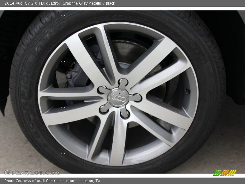 Graphite Gray Metallic / Black 2014 Audi Q7 3.0 TDI quattro