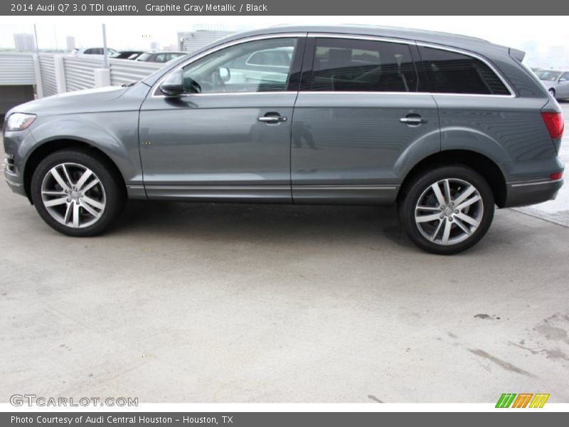 Graphite Gray Metallic / Black 2014 Audi Q7 3.0 TDI quattro