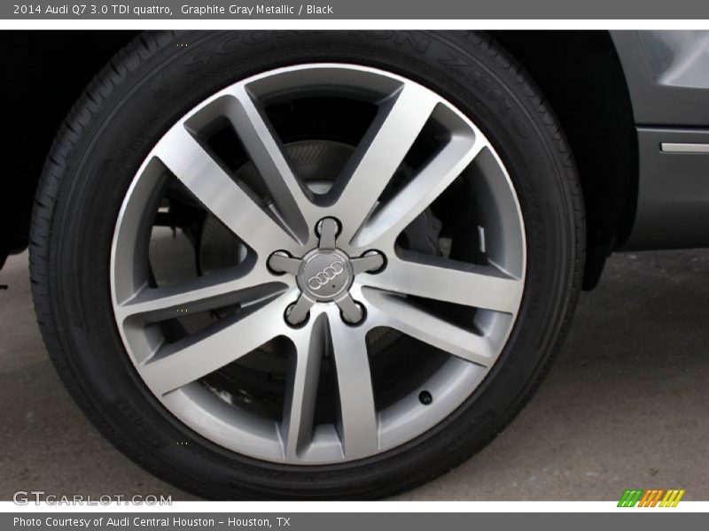 Graphite Gray Metallic / Black 2014 Audi Q7 3.0 TDI quattro
