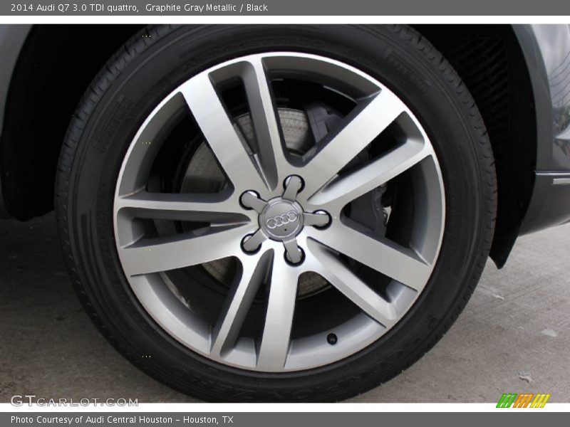 Graphite Gray Metallic / Black 2014 Audi Q7 3.0 TDI quattro