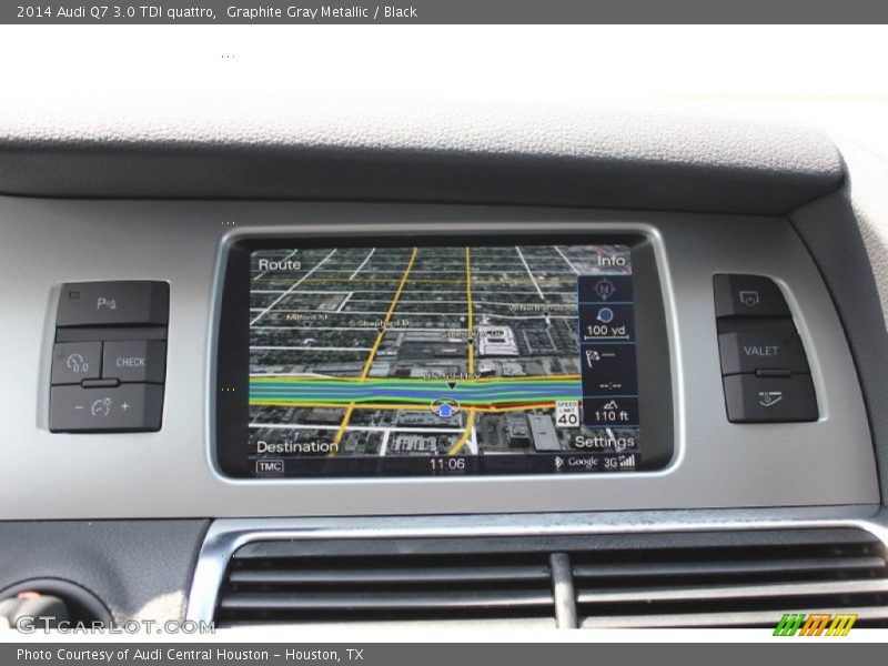 Graphite Gray Metallic / Black 2014 Audi Q7 3.0 TDI quattro