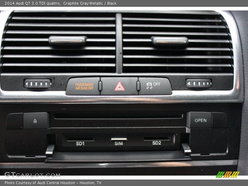 Graphite Gray Metallic / Black 2014 Audi Q7 3.0 TDI quattro