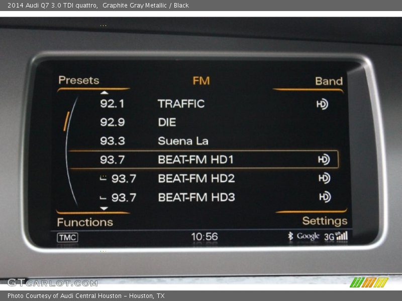 Graphite Gray Metallic / Black 2014 Audi Q7 3.0 TDI quattro