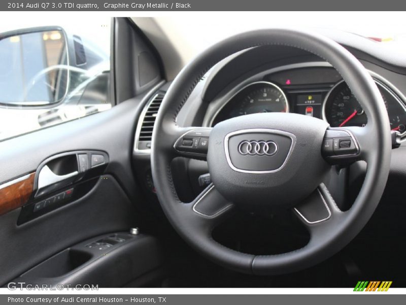 Graphite Gray Metallic / Black 2014 Audi Q7 3.0 TDI quattro