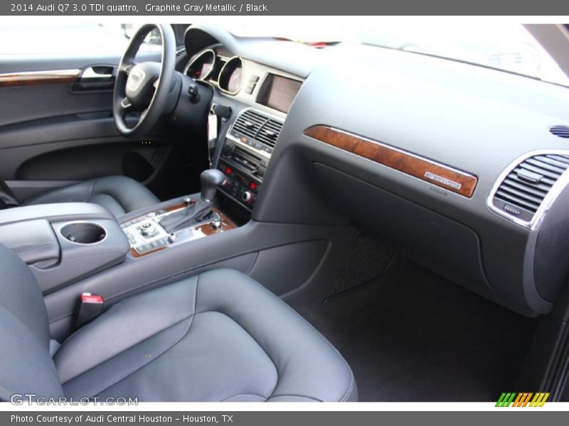 Graphite Gray Metallic / Black 2014 Audi Q7 3.0 TDI quattro