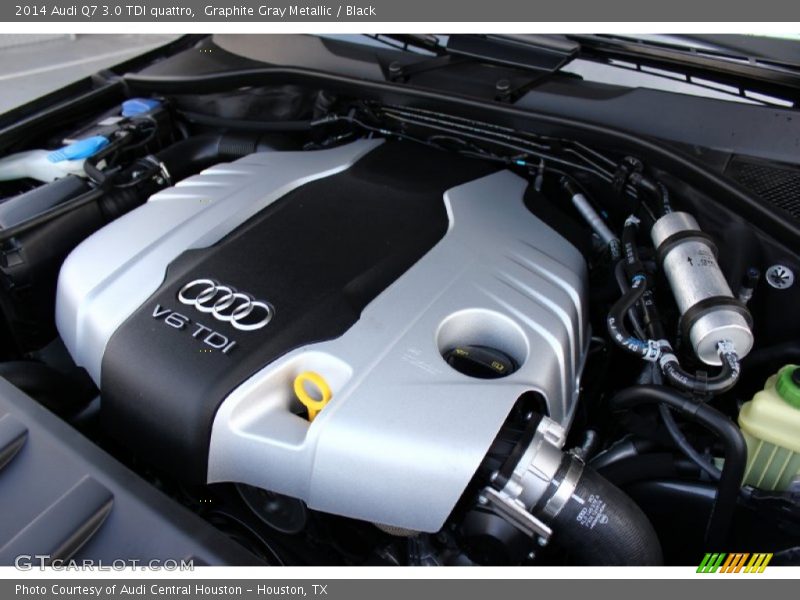 Graphite Gray Metallic / Black 2014 Audi Q7 3.0 TDI quattro