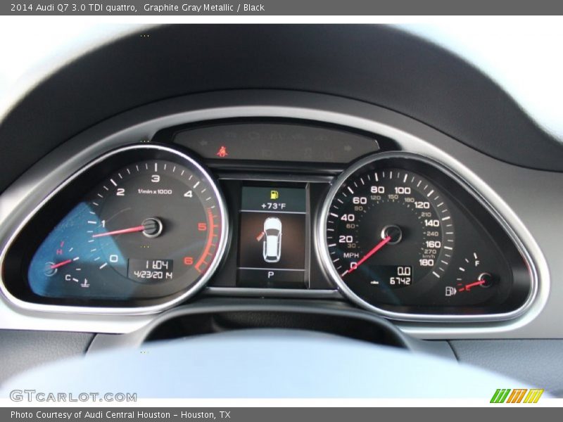Graphite Gray Metallic / Black 2014 Audi Q7 3.0 TDI quattro