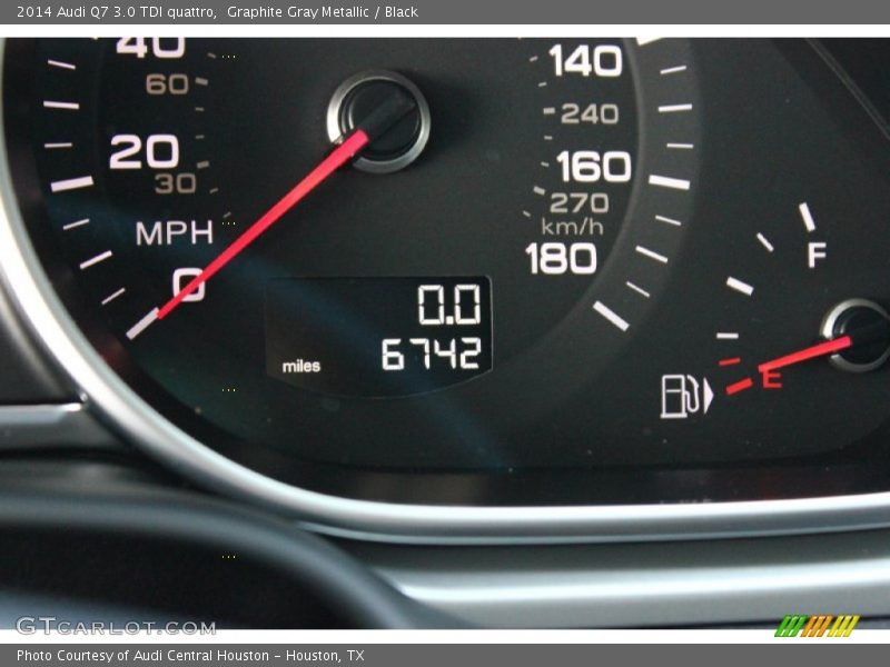 Graphite Gray Metallic / Black 2014 Audi Q7 3.0 TDI quattro