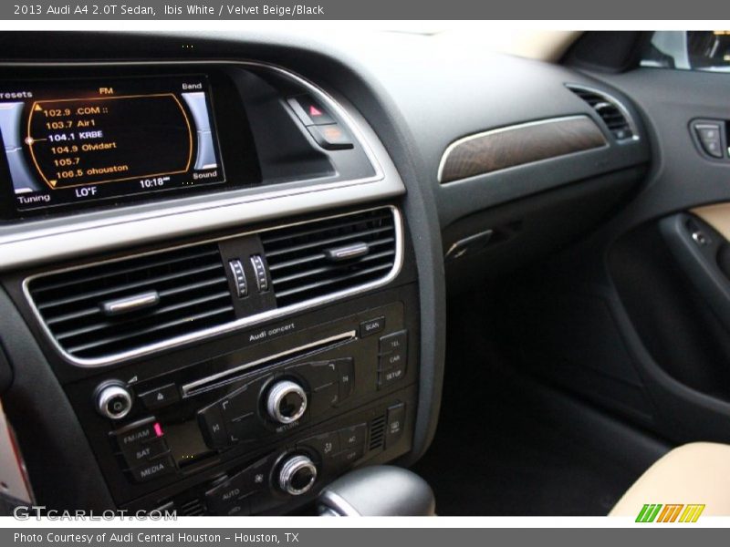 Ibis White / Velvet Beige/Black 2013 Audi A4 2.0T Sedan