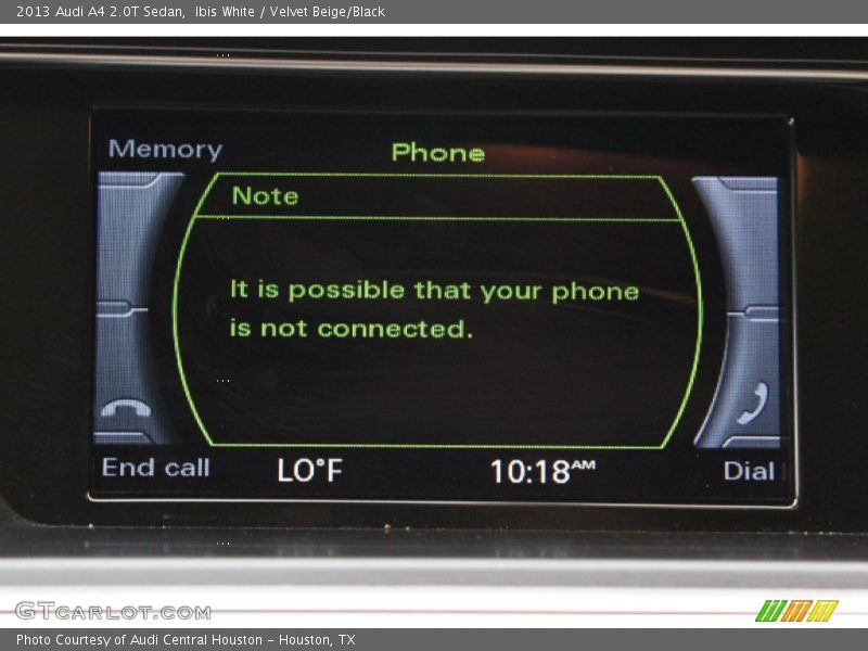 Ibis White / Velvet Beige/Black 2013 Audi A4 2.0T Sedan